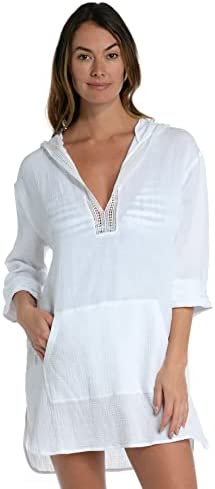 La Blanca Womenâ€™s Between The Lines Square Cover-Up Dress