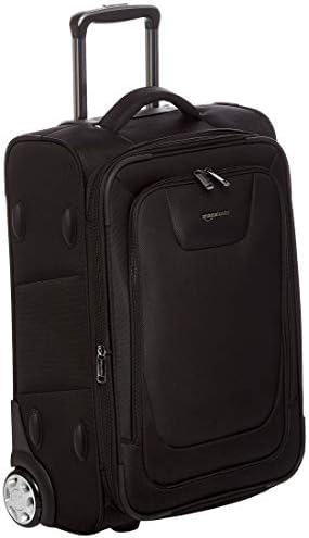 Amazon Basics Expandable Softside Carry-On Luggage Suitcase With TSA Lock And Wheels â€“ 24 Inch, Black