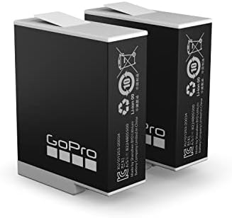 GoPro Rechargeable Enduro Battery 2-Pack (HERO11 Black/HERO10 Black/HERO9 Black) â€“ Official GoPro Accessory