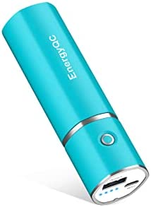 EnergyQC Slim 2 Portable Charger,Ultra-Compact 5000mAh Power Bank External Battery Compatible with iPhone,Samsung Galaxy,Airpods and More-Blue