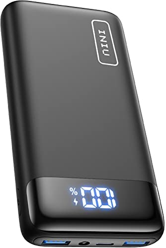 INIU Portable Charger, 22.5W 20000mAh USB C in & Out Power Bank Fast Charging, PD 3.0+QC 4.0 LED Display Phone Battery Pack Compatible with iPhone 14 13 12 Pro Samsung S21 Google LG iPad Tablet, etc.