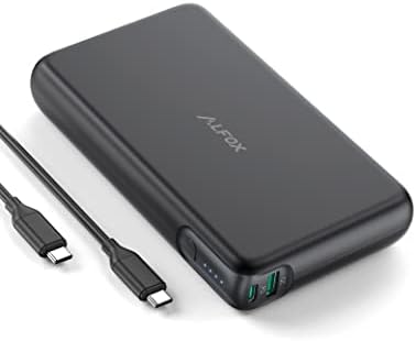Alfox Laptop Power Bank PD 100W Output, 30,000mAh Portable Charger Fast Charging External Battery Pack for MacBook Pro/Air, Dell XPS, iPad Pro, iPhone 14/13/12, Samsung S22 Ultra, Steam Deck and More