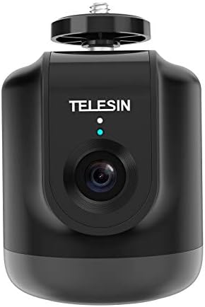 Auto Tracking Tripod with Remote, TELESIN Smart Selfie Stick 360 Rotation Fast Face & Object Tracking Cameraman Robot Mount Holder for GoPro Phone and Camera Video Vlog Live Streaming Meeting