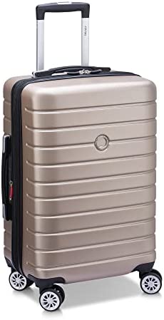 DELSEY Paris Jessica Hardside Expandable Luggage with Spinner Wheels (Rose Gold, Carry-On 21-Inch)