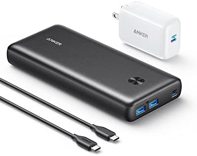 Anker Portable Charger, 737 Power Bank (PowerCore III Elite 26K) Combo with 65W PD Wall Charger, Power IQ 3.0 Battery Pack for MacBook Pro/Dell XPS, Microsoft Surface, iPad Pro, iPhone 13, and More