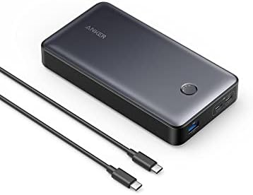 Anker Portable Charger, 24,000mAh 65W Power Bank, 537 Power Bank (PowerCore 24K for Laptop), for MacBook Pro, Dell XPS, Microsoft Surface, iPad Pro, iPhone 14 Pro, Apple Watch Series 5, and More