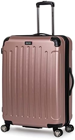Kenneth Cole Reaction Renegade 28â€³ ABS Expandable 8-Wheel Upright, Rose Gold, inch Checked