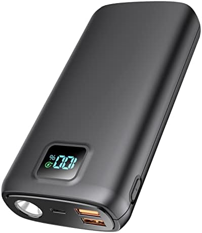 Portable-Charger-Power-Bank â€“ 40000mAh Power Bank PD 30W and QC 4.0 Quick Charging Built-in LED Display Bright Flashlight 2 USB 1Type-C Output Compatible with Most Electronic Devices on The Market