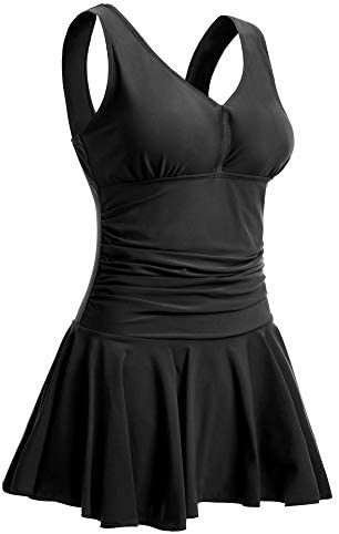 MiYang Womenâ€™s Plus-Size Flower Printing Shaping Body One Piece Swim Dresses Swimsuit