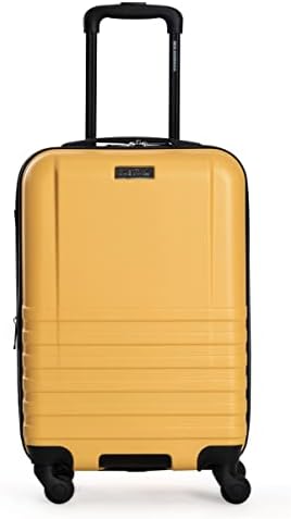 Ben Sherman Spinner Travel Upright Luggage, Mustard, 4-Wheel 20?