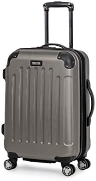 Kenneth Cole Reaction Renegade 20â€³ ABS Expandable 8-Wheel Carry-On, Silver, inch