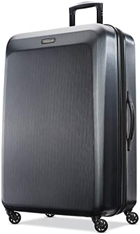 American Tourister Moonlight Hardside Expandable Luggage with Spinner Wheels, Anthracite, Checked-Large 28-Inch