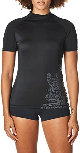 Kanu Surf Womenâ€™s Breeze UPF 50+ Short Sleeved Active Rashguard & Workout Top