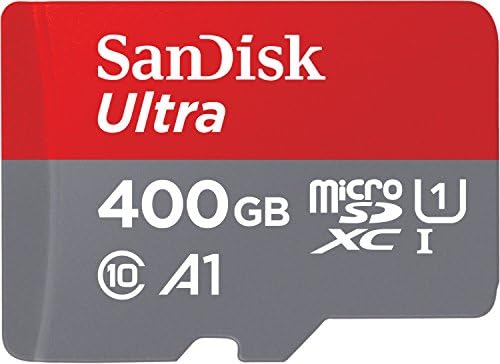 SanDisk 400GB Ultra microSDXC UHS-I Memory Card with Adapter â€“ 120MB/s, C10, U1, Full HD, A1, Micro SD Card â€“ SDSQUA4-400G-GN6MA