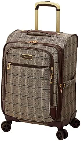 LONDON FOG Brentwood II 20â€³ Expandable Spinner Carry-On, Cappuccino, Inch