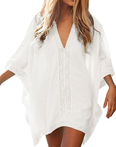 Loritta Womens Beach Bathing Suit Swim Bikini Swimsuit Oversized Cover Up Dresses