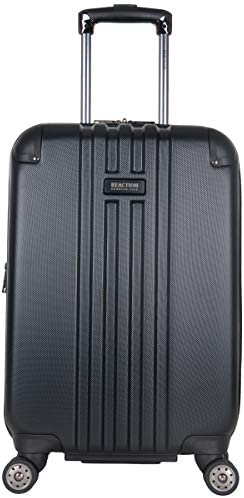 Kenneth Cole Reaction Reverb 20â€³ Hardside Expandable 8-Wheel Spinner Carry-on Luggage, Black