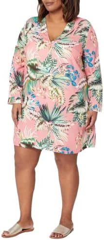 La Blanca Womenâ€™s V-Neck Tunic Swimsuit Cover Up