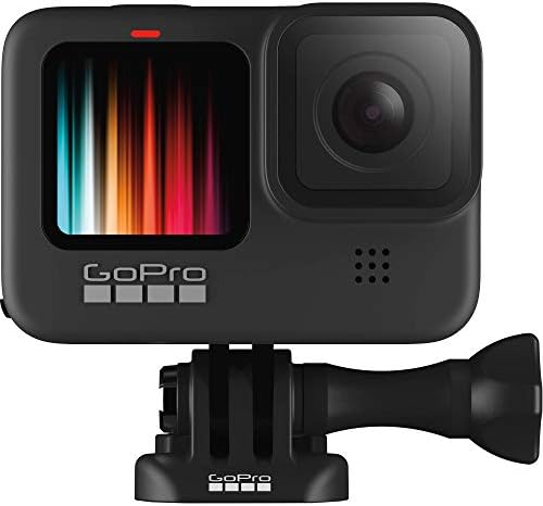 GoPro HERO9 Black â€“ Waterproof Action Camera with Front LCD and Touch Rear Screens, 5K Ultra HD Video, 20MP Photos, 1080p Live Streaming, Webcam, Stabilization