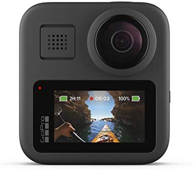 GoPro MAX â€” Waterproof 360 + Traditional Camera with Touch Screen Spherical 5.6K30 HD Video 16.6MP 360 Photos 1080p Live Streaming Stabilization