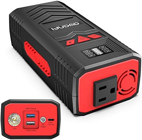 AWANFI Portable Laptop Charger with AC Outlet, 97Wh/100W Laptop Power Bank 27000mAh External Travel Battery Pack with LED Flashlight for Tablet,MacBook Pro, Notebooks, Smartphone