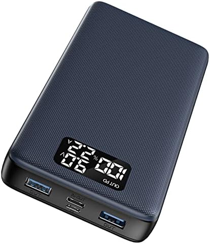 EASYLONGER Power Bank, Portable Charger 26800mAh 22.5W Fast Charging Battery Pack, 3 Outputs Phone Charger with LED Display, PD 3.0 USB C External Battery for iPhone, Samsung, Tablet, LG, Android, etc