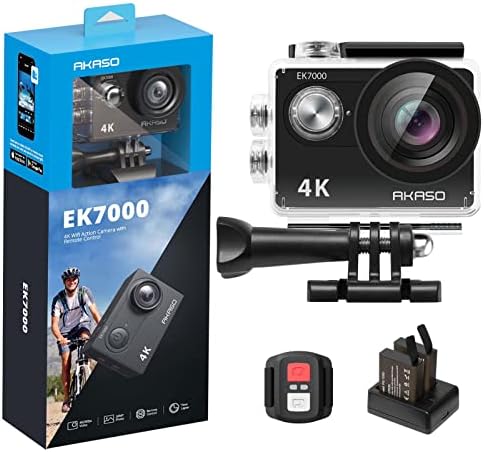 AKASO EK7000 4K30FPS Action Camera Ultra HD Underwater Camera 170 Degree Wide Angle 98FT Waterproof Camera