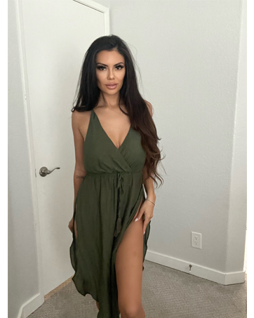 sexy side split cover ups