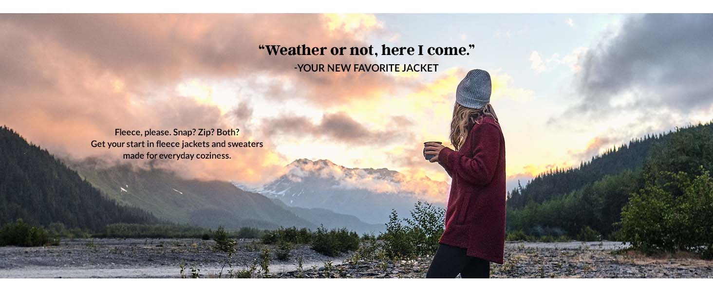 "Weather or not, here I come."