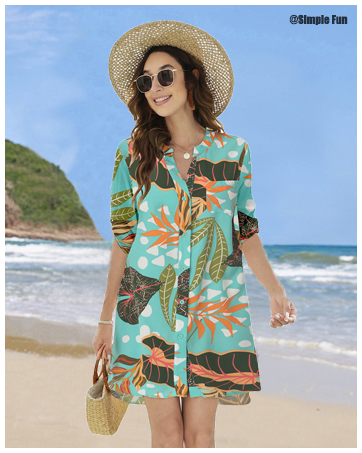 floral beach dress swimwear cover ups