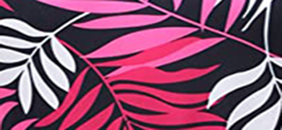 Rose red one-piece swim dress