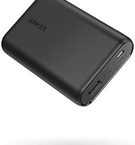 Anker PowerCore 10000 Portable Charger, 10000mAh Power Bank, Ultra-Compact Battery Pack, High-Speed Charging Technology Phone Charger for iPhone, Samsung and More.