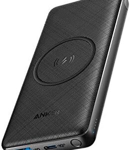 Anker PowerCore III 10K Wireless Portable Charger with Qi-Certified 10W Wireless Charging and 18W USB-C Quick Charge for iPhone 13, 12, Mini, Pro, iPad, AirPods, and More